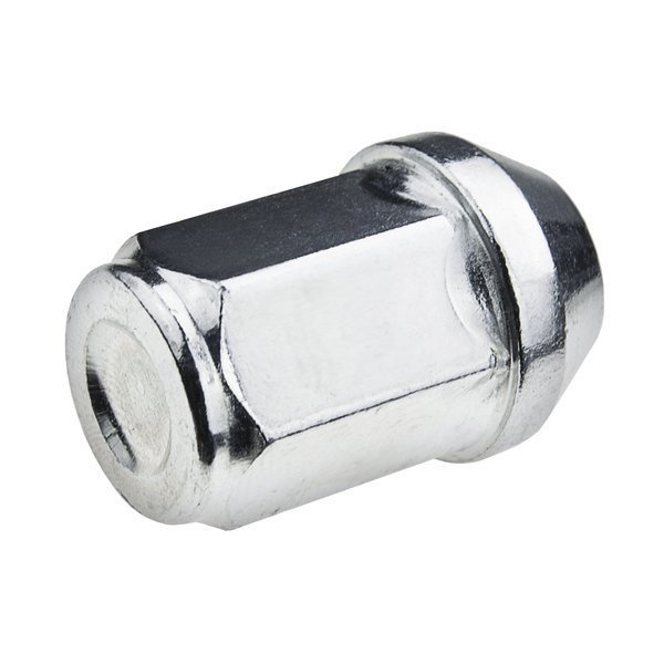 Closed wheel nuts for alloy wheels 1/2"-20 UNF zinc-plated, 19 mm hex, IS - Carbonado