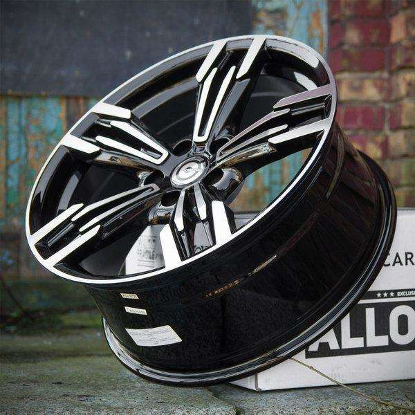 Set of staggered 4 Alloy Wheels 19 5x120 Carbonado Dynamite BFP