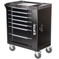 Workshop cabinet / tool trolley with 7 drawers, side compartment – UltimatePro A7 – Stix
