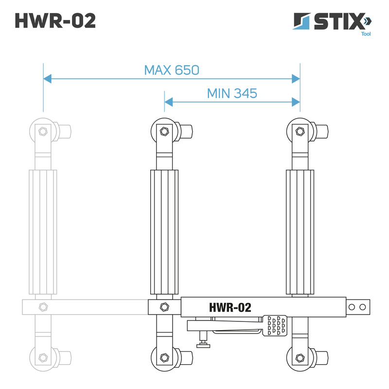Hydraulischer Rangierwagen für Räder HWR-02 / 1 Stk.