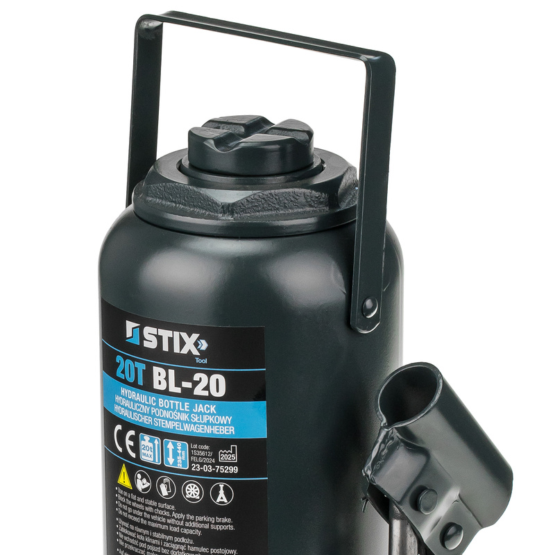 Hydraulischer Stempelwagenheber (Flaschenheber) 20T BL-20 – Stix