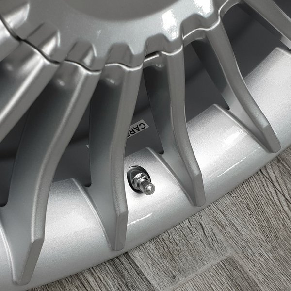 Zawór do felg chromowany X1 Series (skręcany, metalowy MS525AL) - 4 szt - Carbonado
