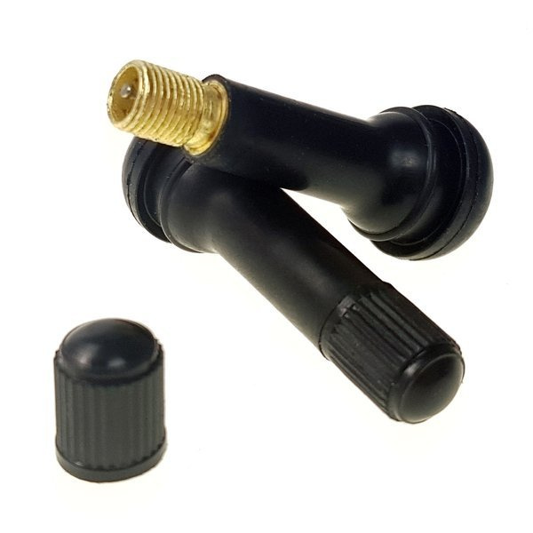 PREMIUM TR414 Brass / EPDM tubeless wheel valves - 100 pieces - Stix