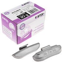 Zinc Clip-On Wheel Weights ZN/S 30 g for Steel Wheels (50 pcs)