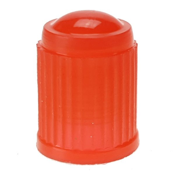 Plastikowe nakrętki / kapturki na zawory (czerwone) - 100 szt. - Stix