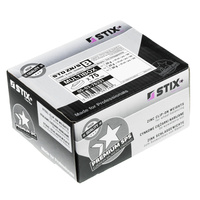 SCHWARZE Zink-Schlaggewichte ZN/S für Stahlfelgen – Multibox-Set 75 Stk. (20–30 g)