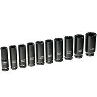 1/2"-Schlagschraubendreher-Einsätze, lang, 10-teiliges Set im Koffer (13, 15, 16, 17, 18, 19, 21, 22, 24, 26) STT CR-MO SERIES 3 – Stix Tool