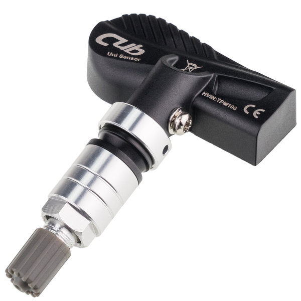 CUB TPMS UNI Sensor 4.0 EVO E-type Pressure Sensor - Clamp-In Silver