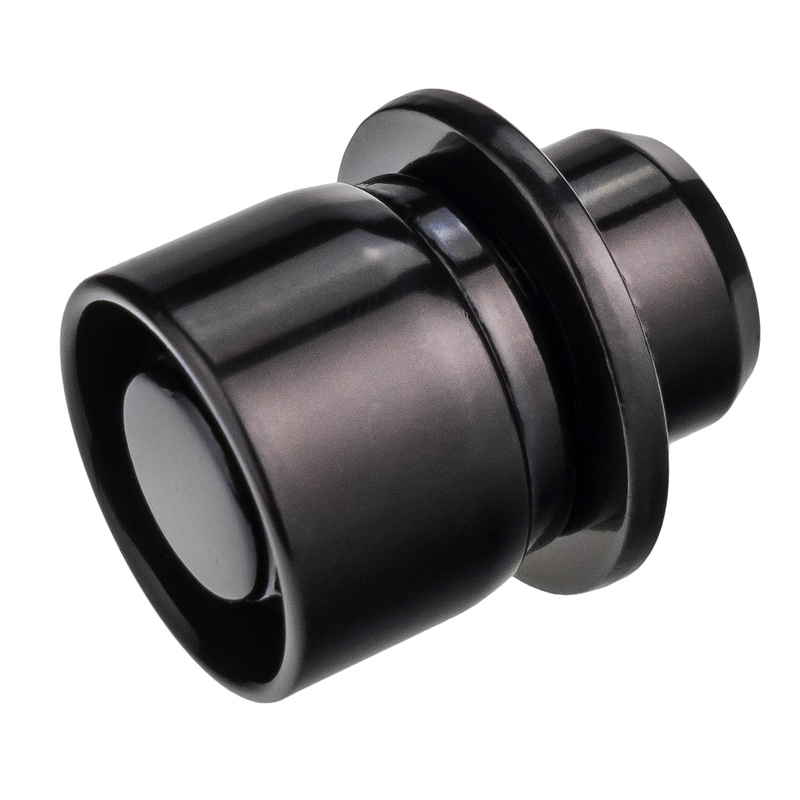 Anti-Theft Locking Wheel Nuts for Original Toyota, Mitsubishi and Lexus Wheels – M12x1.5, Flat Seat with Floating Washer, Black – Carbonado C-Block