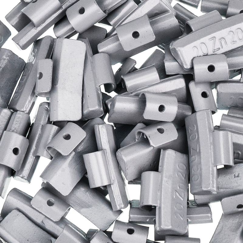 Zinc Clip-On Wheel Weights ZN/A 20 g for Alloy Wheels (50 pcs)