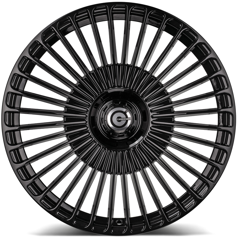 Satz 4 Alufelgen 21 5x112 Carbonado HURRICANE BG