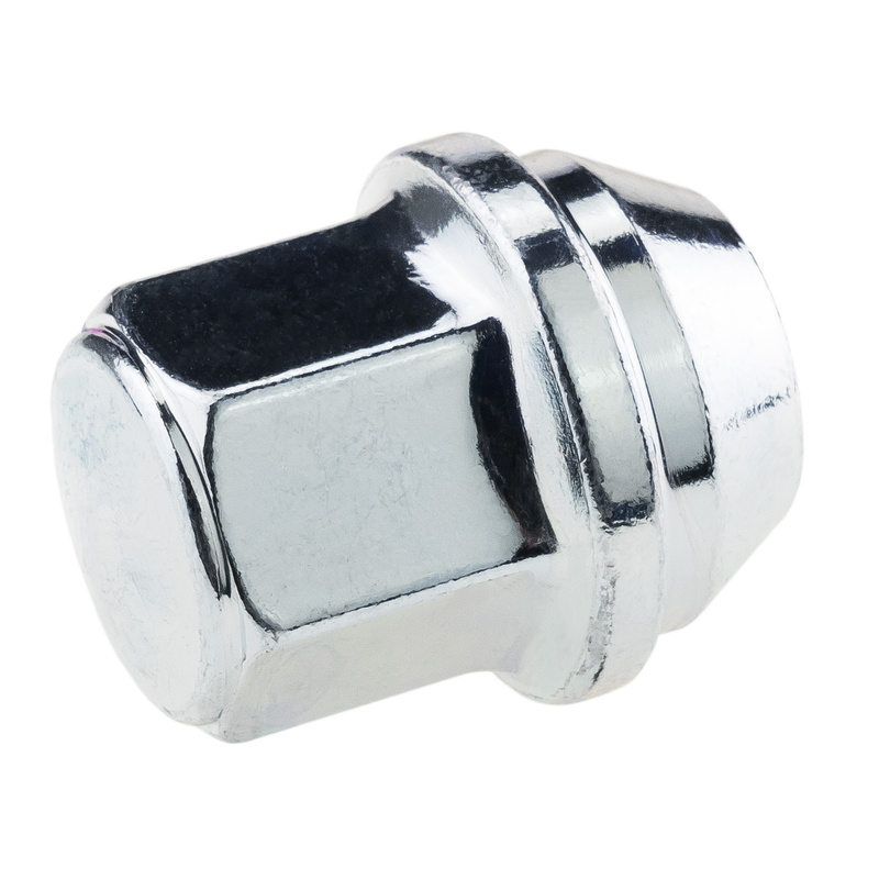 Wheel nuts for original alloy wheels Ford M14x1.5 zinc-plated, fixed washer, 21 mm hex - Carbonado