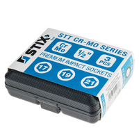 PREMIUM STT CR-MO long socket set in case 17/19/21 - Stix Tool