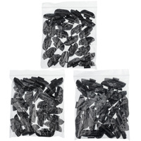SCHWARZE Zink-Schlaggewichte ZN/S für Stahlfelgen – Multibox-Set 75 Stk. (20–30 g)
