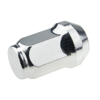 Alloy wheel nuts M12x1.5 zinc plated closed-end, 17 mm hex - Carbonado