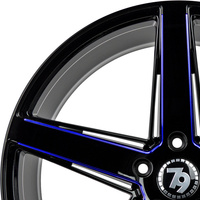 Komplet staggered 4 szt. Felg Aluminiowych 19 5x120 79Wheels Seventy9 SV-N BGBR