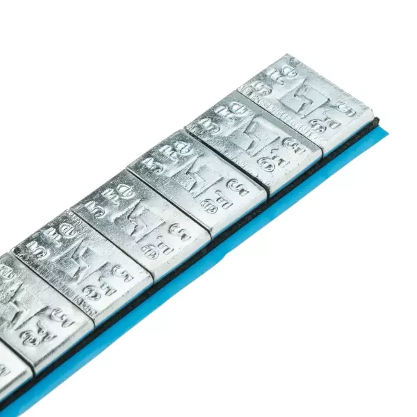 Kleberiegel Verzinkt für Alufelgen Abrisskante 12x5g Riegel Gewicht Auswucht 400