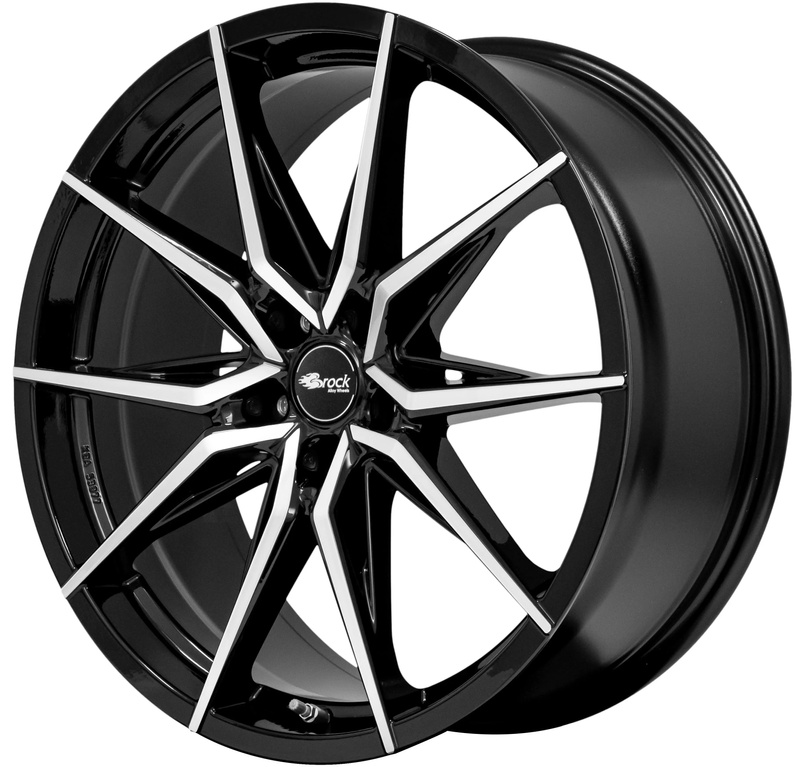Alloy wheels 18" 5x112 Brock B42 SGVP