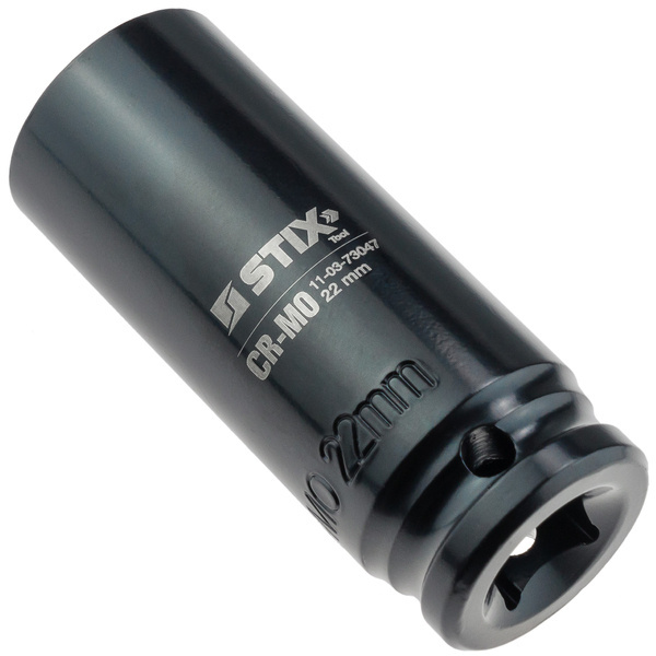 Schlagschraubereinsatz lang 1/2'' STT-S22 (CR-MO / 22 mm) - Stix