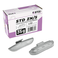 Clip on weights STD Zinc for steel wheels ZN/S 35g / 50 pcs. - Stix