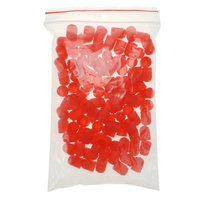 Plastikowe nakrętki / kapturki na zawory (czerwone) - 100 szt. - Stix
