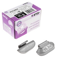 Zink-Schlaggewichte ZN/S 15 g für Stahlfelgen (50 Stk.)