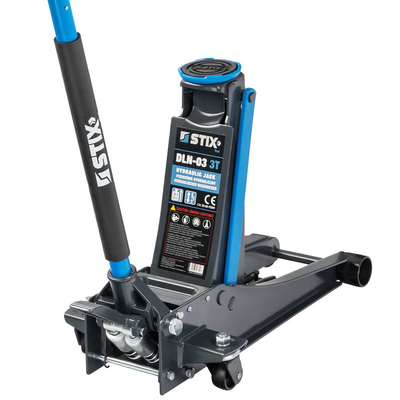 Low-Profile Hydraulic Floor Jack with Pedal, 75–505 mm Lifting Height – DLN-03 3T – Stix