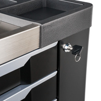 Werkstattschrank / Werkzeugwagen mit 7 Schubladen, Seitenschrank – UltimatePro A7 – Stix