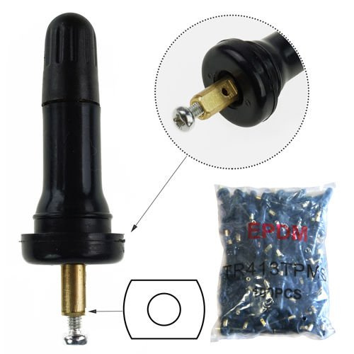 100 x Zawór / Zestaw naprawczy pod Czujnik Ciśnienia  TPMS-04 Snap-in