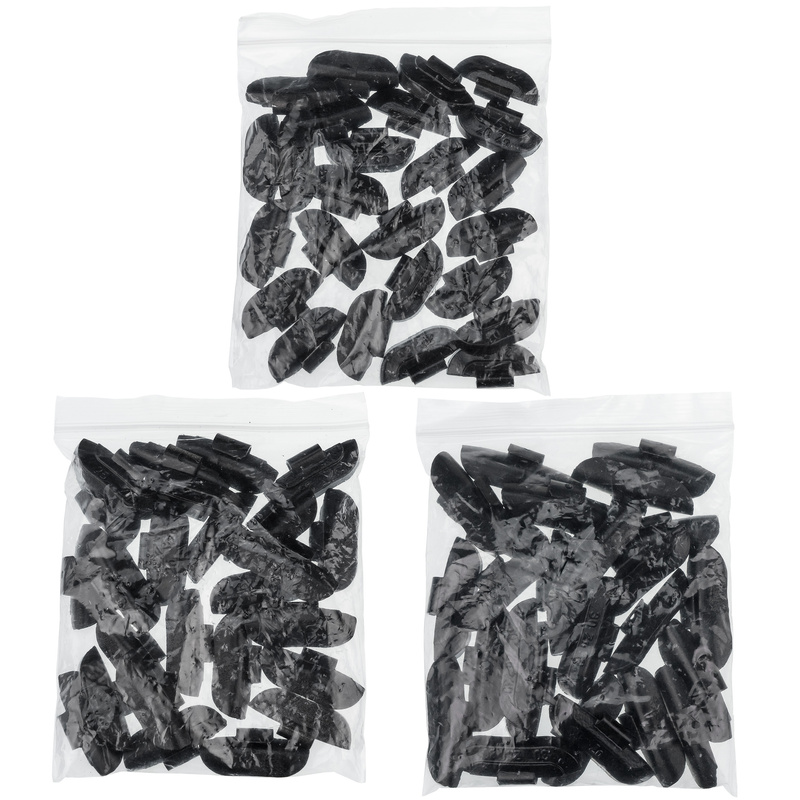 Zestaw CZARNE ciężarki nabijane STD Cynkowe do felg stalowych ZN/S 20-30g / 75 szt. - Stix