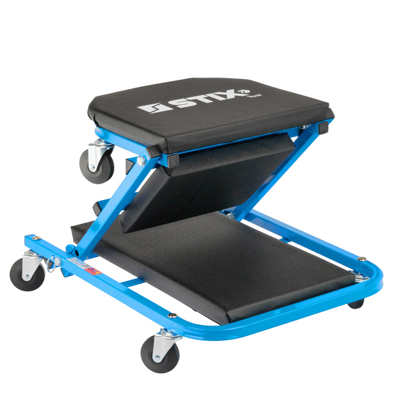 Klappbare Werkstattliege / Werkstatt-Hocker 2-in-1 LWS-36 – Stix