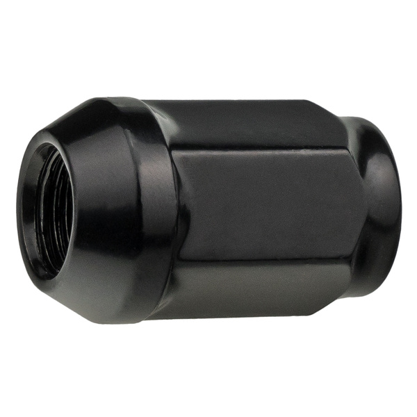 Czarne nakrętki do felg aluminiowych M14x1,5 zamknięte, klucz 19 - Carbonado