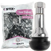 Valves for tubeless wheels TR413 AC (chrome) - 100 pcs. - Stix