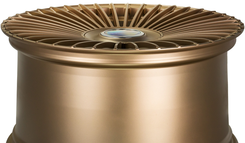 Wzornictwo felgi MF.2 Matt Gold – Floating Cap