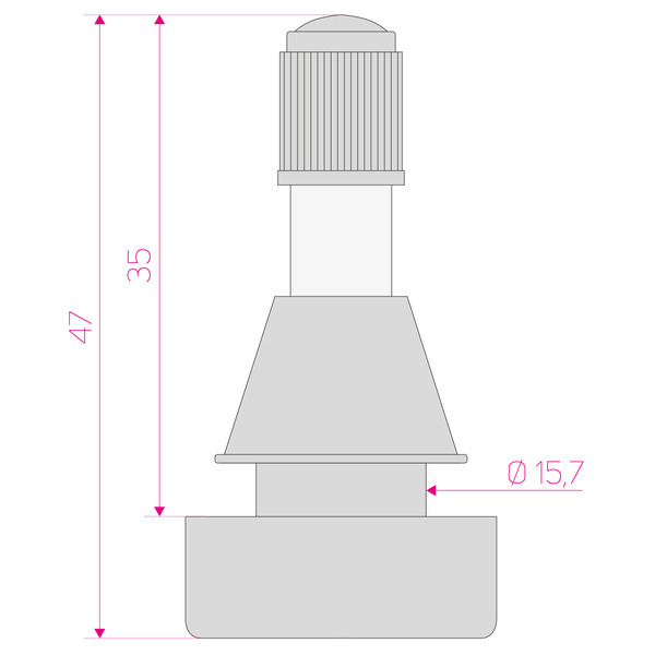 TR801 HP high-pressure tubeless wheel valve - Stix