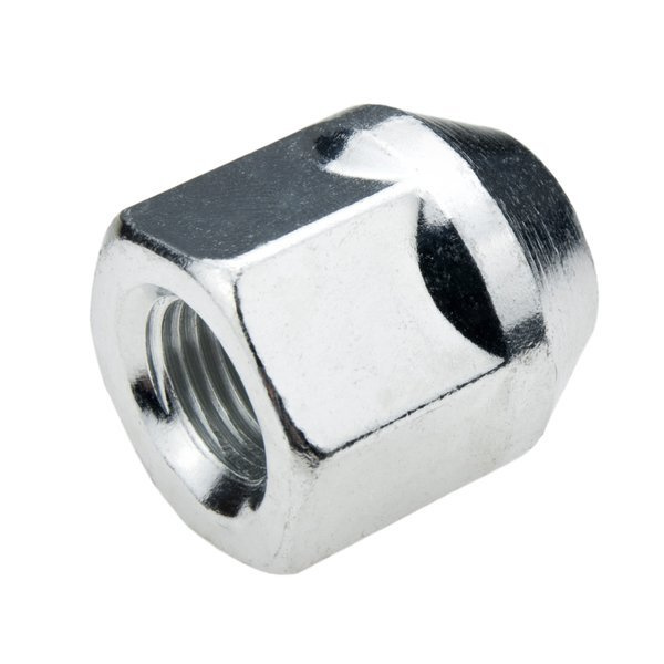 Wheel nuts for alloy wheels M12x1.25 zinc-plated, open type with collar, 21 mm hex - IS