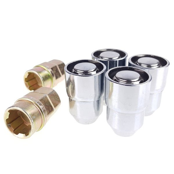 Lock nuts for alloy wheels (M12x1,5 / Movable Sleeve) - Carbonado C-Block 