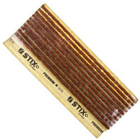 Tire repair butyl cords, thin 4 mm (8" / 200 mm, brown) 10 pcs - Stix