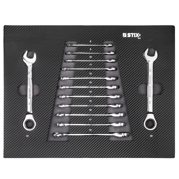 Schubladeneinsatz für Werkstattschrank (13-teiliger Ratschenschlüssel-Satz) TD-2 - Stix