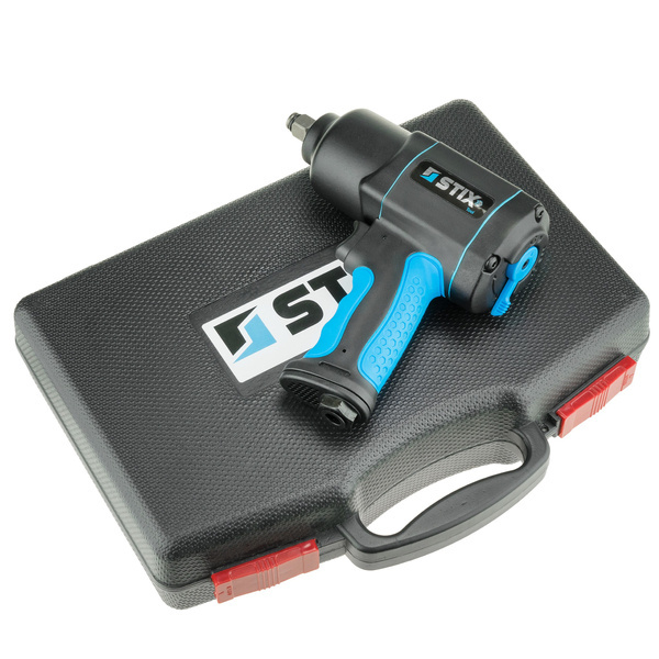 Composite Pneumatic Impact Wrench 1700Nm STIX STT-17 1/2" with Through Oiler and Case