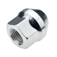 Wheel nuts for alloy wheels M12x1.25 zinc-plated, open type with collar, 19 mm hex - IS