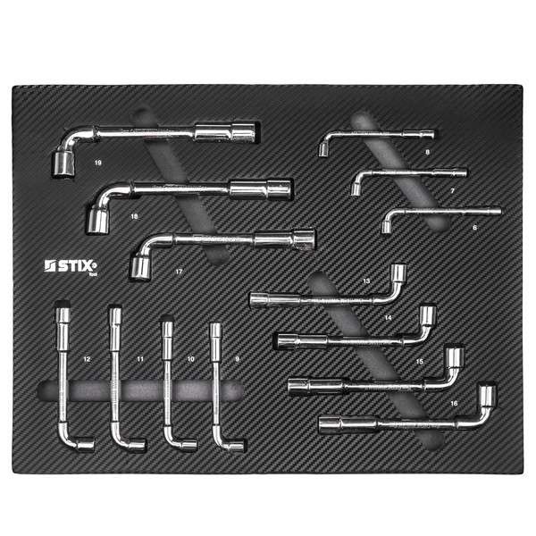Drawer insert for tool cabinet (14-piece box wrench set) TD-1 - Stix