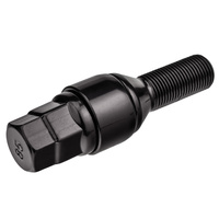 Śruby zabezpieczające antykradzieżowe do felg aluminiowych / M14x1.5 stożek / gwint 30 mm czarne - Carbonado C-Block 