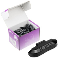 SCHWARZE Zink-Schlaggewichte STD ZN/S 30 g für Stahlfelgen (50 Stk.) – Stix