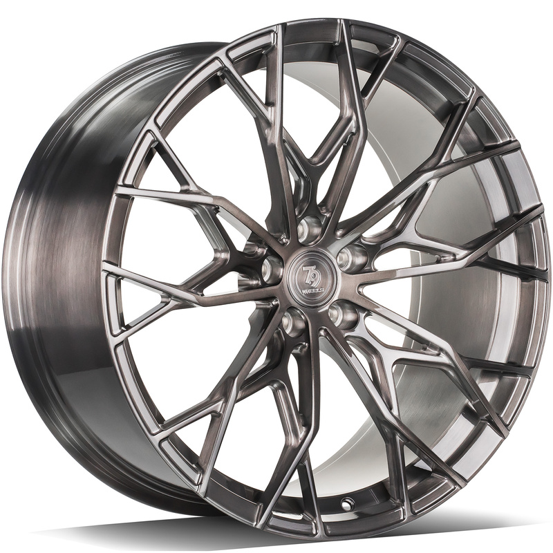 Satz 4 Alufelgen Geschmiedet 21 5x112 79Wheels Seventy9 MF.3 DB