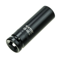1/2"-Schlagschraubendreher-Einsätze, lang, 10-teiliges Set im Koffer (13, 15, 16, 17, 18, 19, 21, 22, 24, 26) STT CR-MO SERIES 3 – Stix Tool