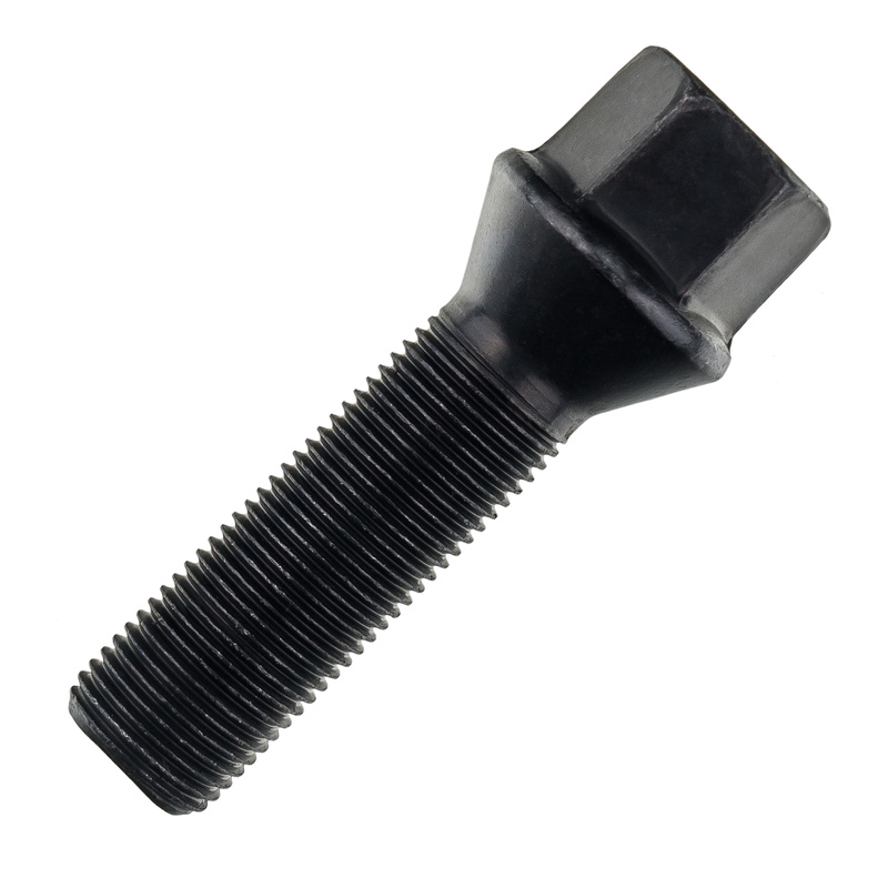 Schwarz Felgenschraube M14x1.25 40 mm - Schlüssel 17.