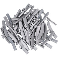 Zinc Clip-On Wheel Weights ZN/A 45 g for Alloy Wheels (50 pcs)