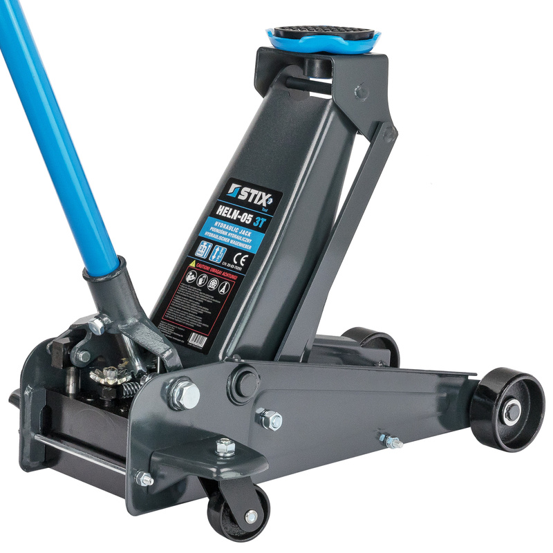 Hydraulic Floor Jack / Trolley Jack, lifting height 130–485 mm HELN-05 3T – Stix