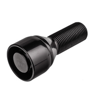 Śruby zabezpieczające antykradzieżowe do felg aluminiowych / M14x1.5 stożek / gwint 28 mm czarne - Carbonado C-Block 